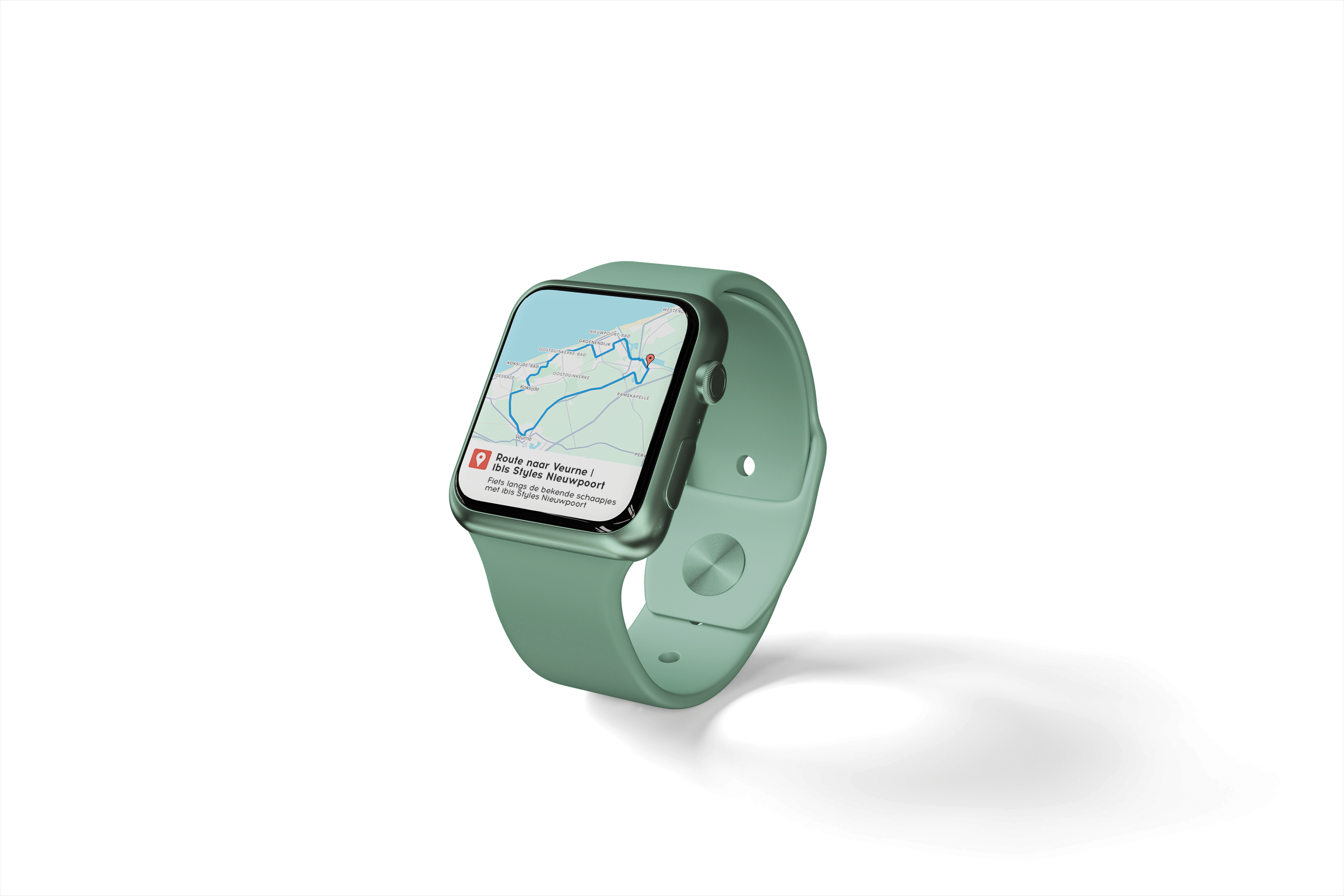 Smart Watch Fietsroute